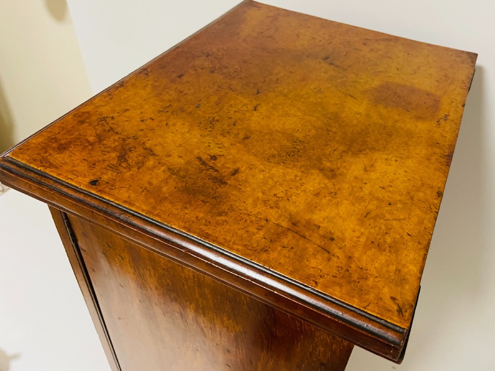 Antique Burr Walnut Table Cabinet View XVI