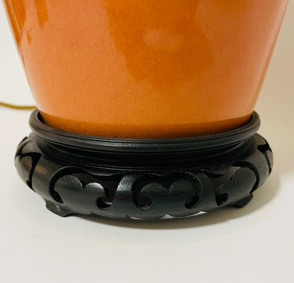 Ceramic Chinese Ginger Jar Style Table Lamp View V
