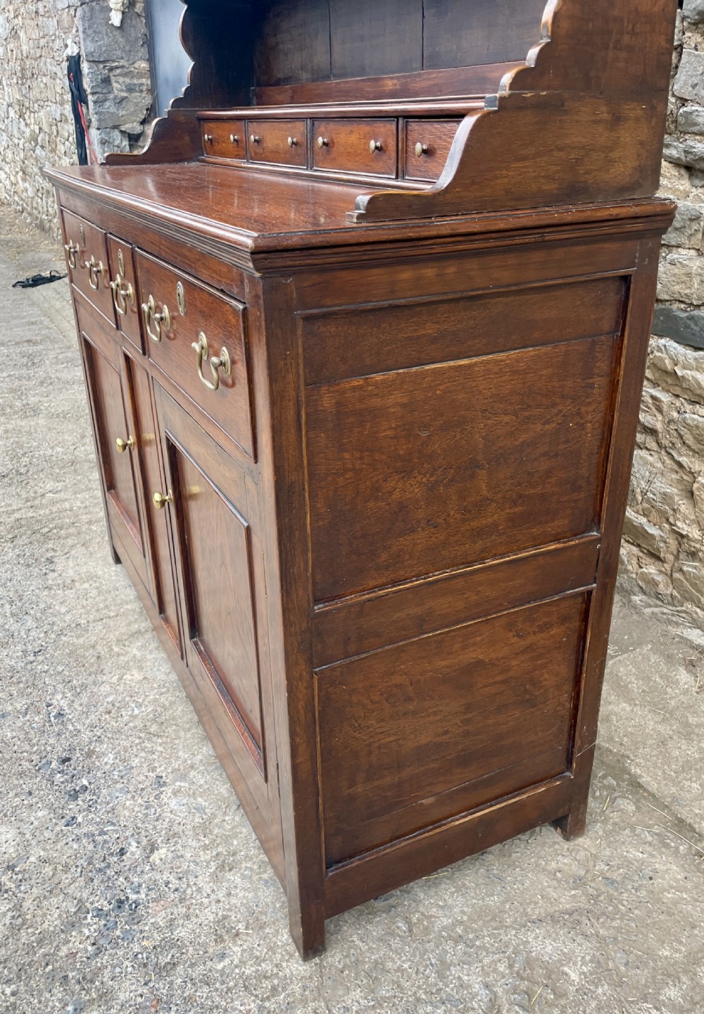 18th Century Style Welsh Oak Canopy Dresser View VIII