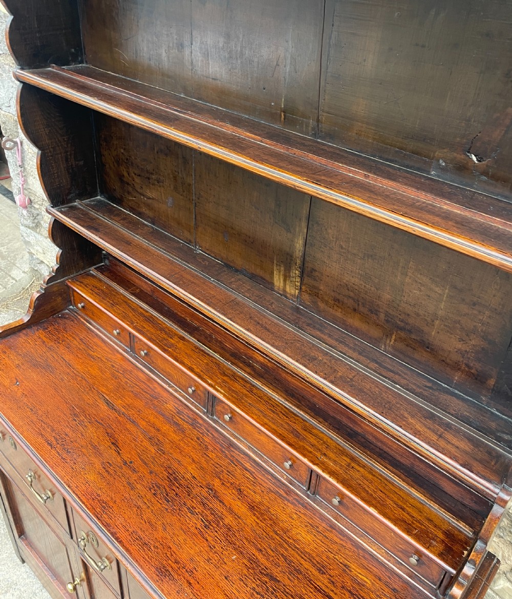 18th Century Style Welsh Oak Canopy Dresser View IX