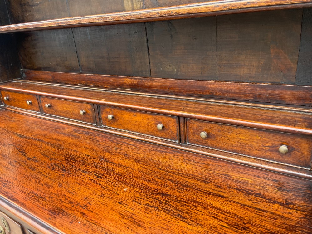 18th Century Style Welsh Oak Canopy Dresser View X