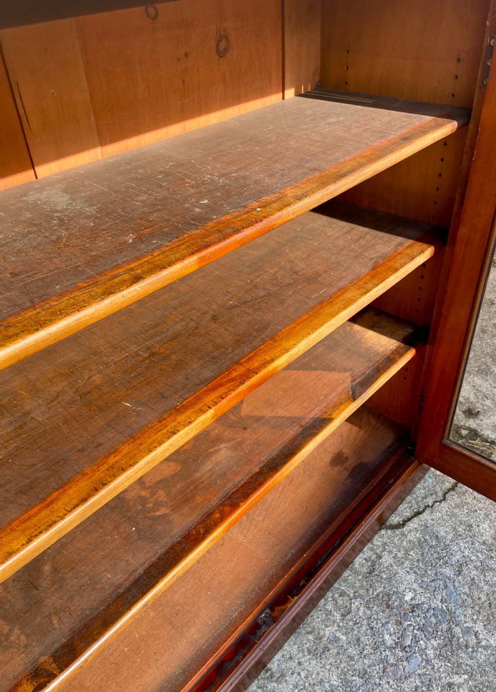 Victorian Mahogany Glazed Bookcase View XIII