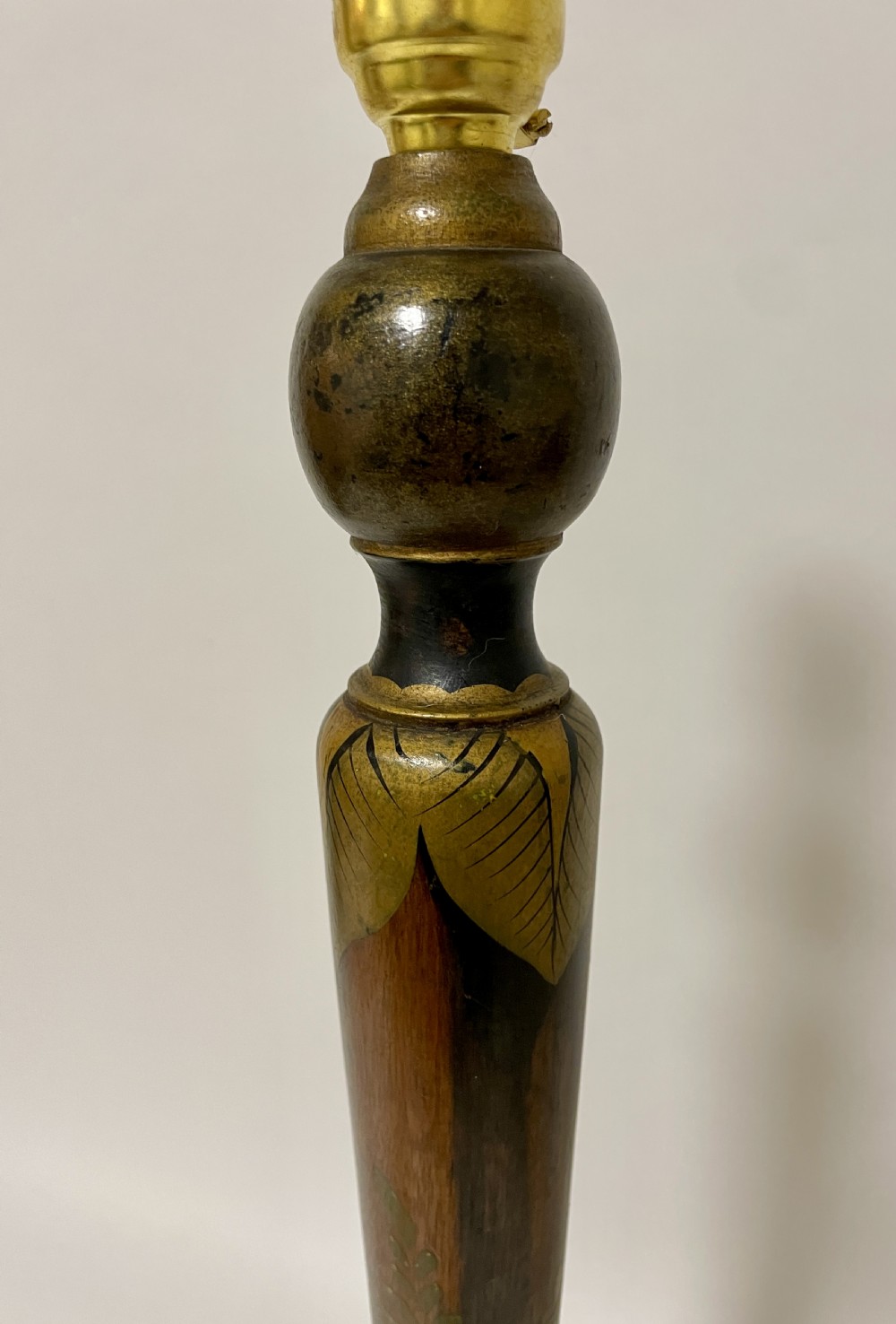 Antique Chinoiserie Table Lamp View V