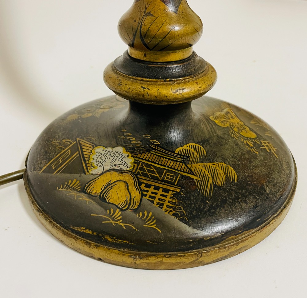 Antique Chinoiserie Table Lamp View VIII