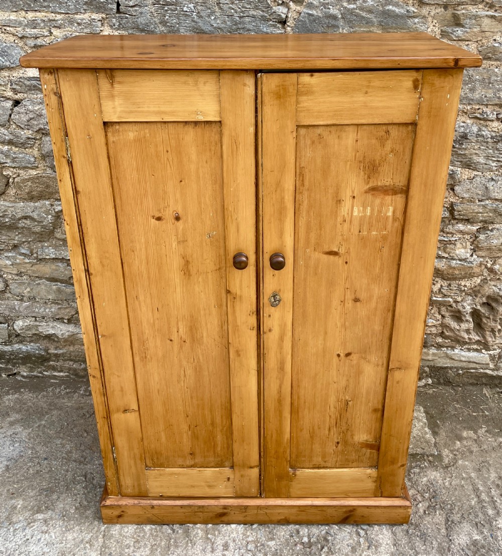Antique Stripped Pine Cupboard View VIII