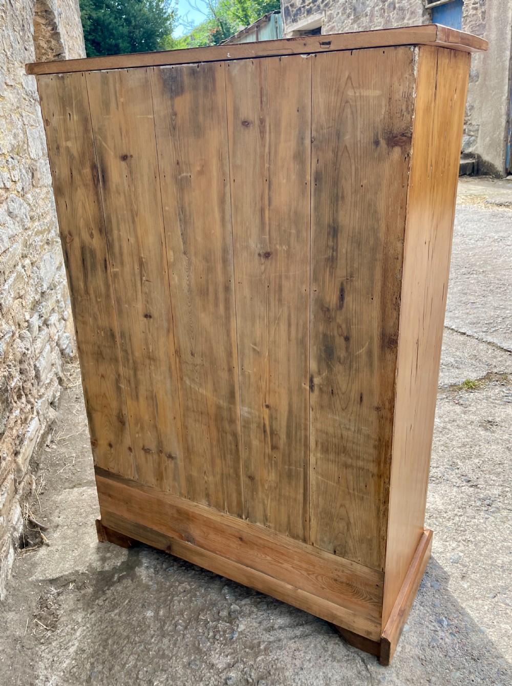 Antique Stripped Pine Cupboard View XVI