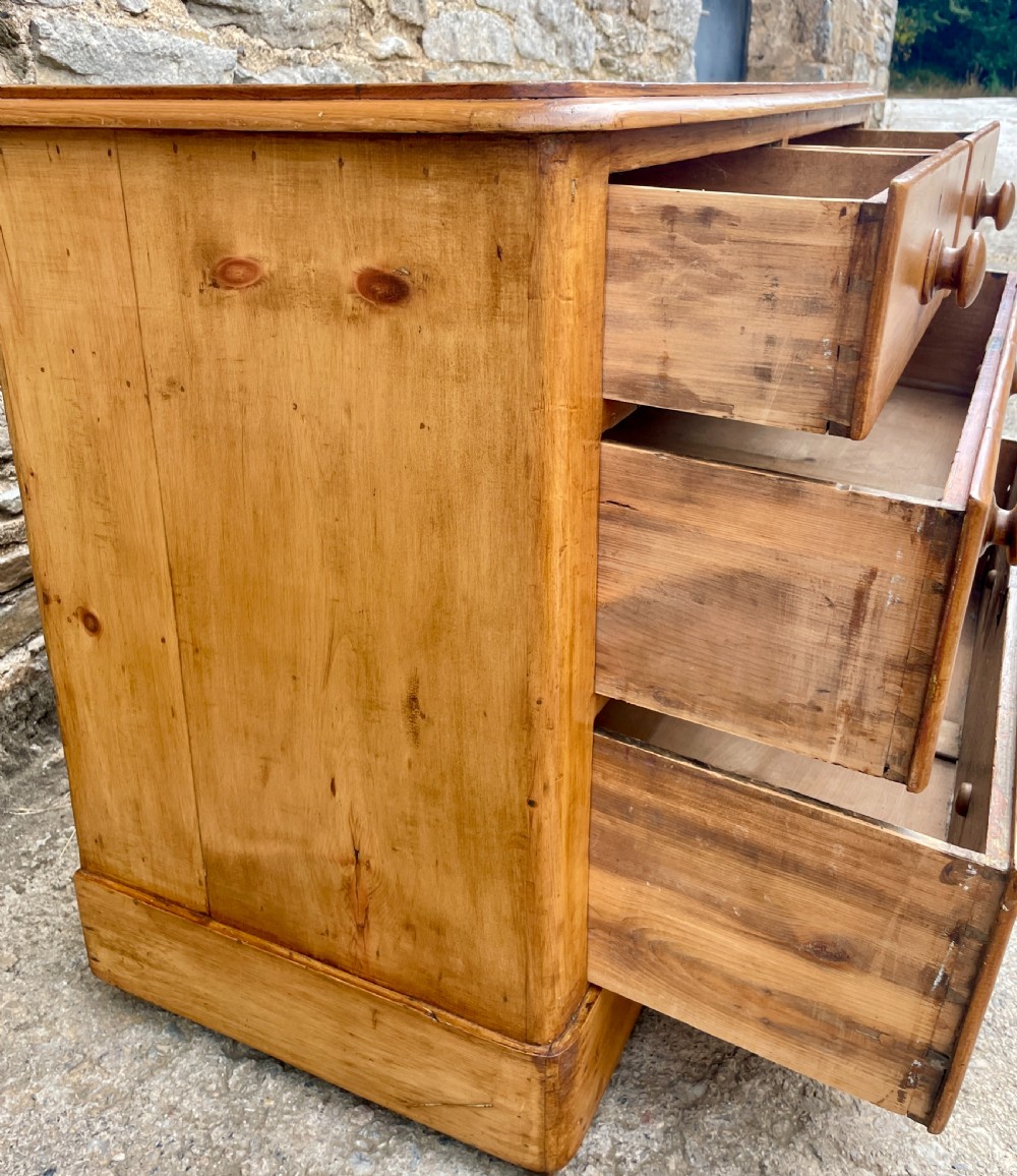 Antique Stripped Pine Chest of Drawers View XI
