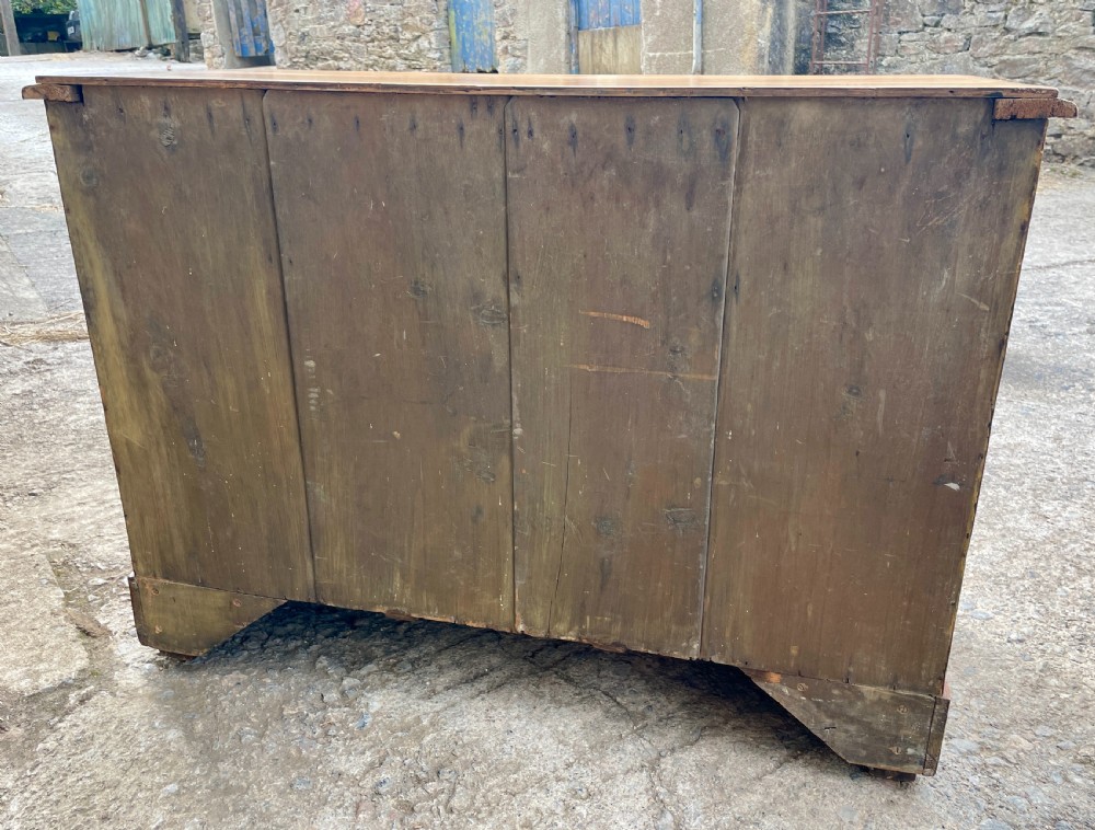 Antique Stripped Pine Chest of Drawers View XII