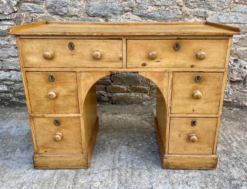 Antique Pine Writing Desk