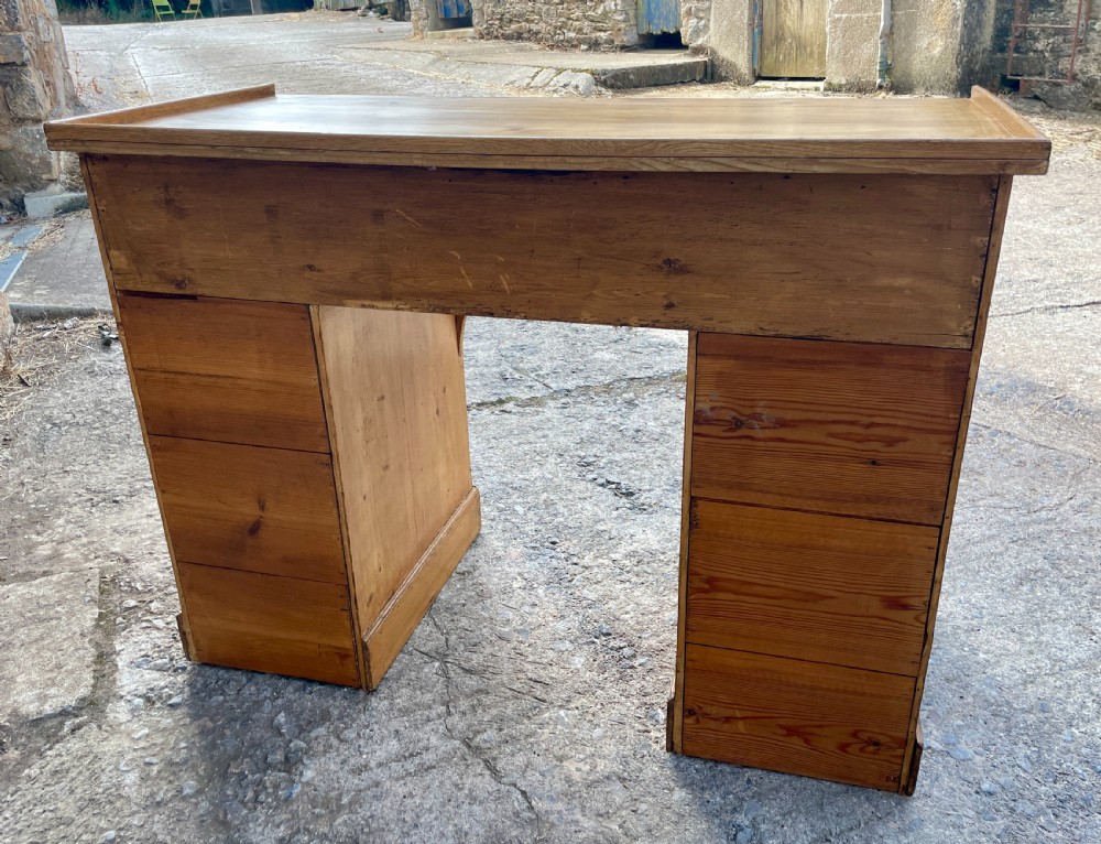 Antique Pine Writing Desk View XVII