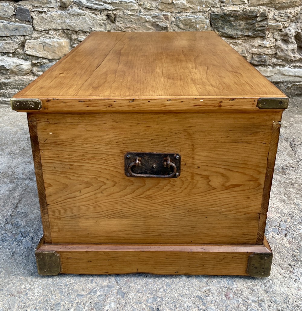 Antique Pine Blanket Box View XVII