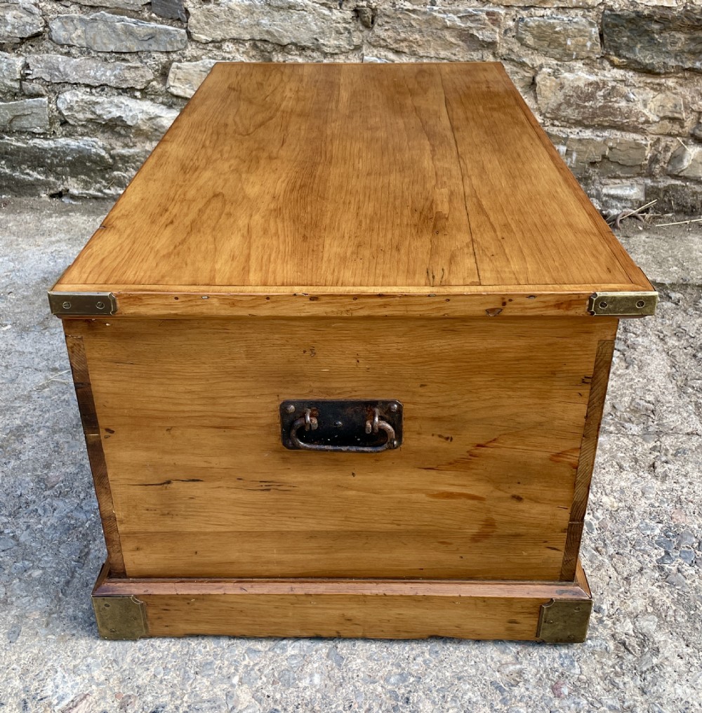 Antique Pine Blanket Box View XVIII