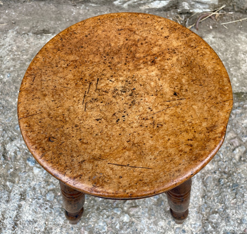 Victorian Dish Top Stool View II