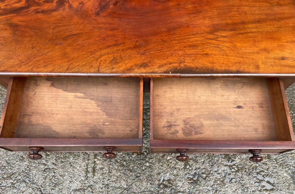 William IV Mahogany Side Table View VIII