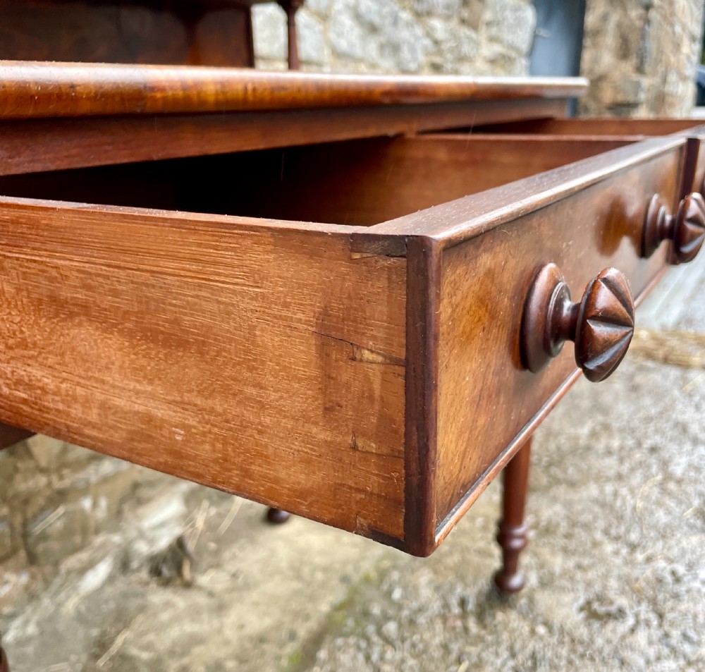 William IV Mahogany Side Table View IX