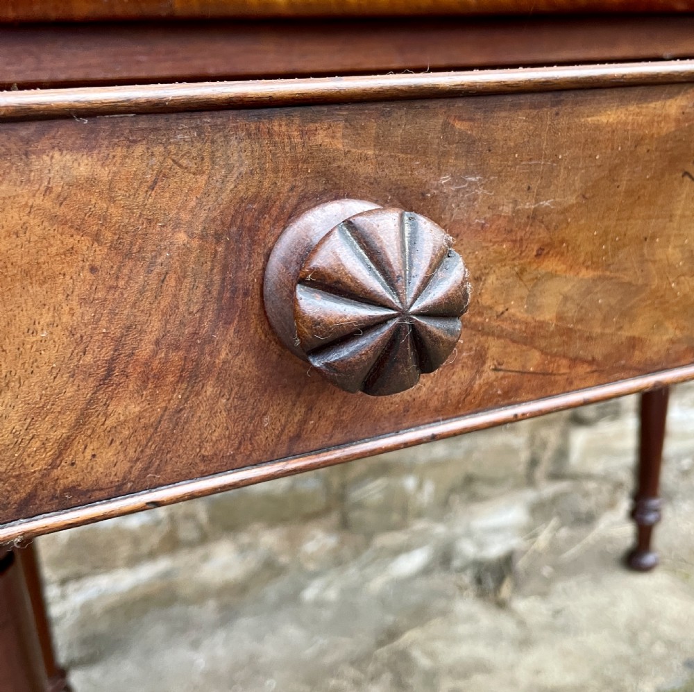 William IV Mahogany Side Table View XII
