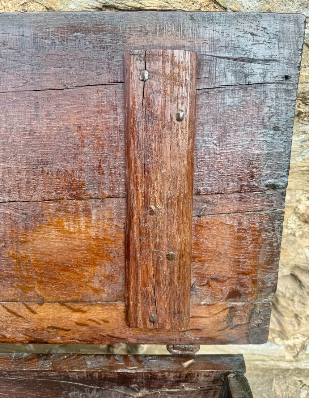 18th Century Oak Sword Chest View XIII