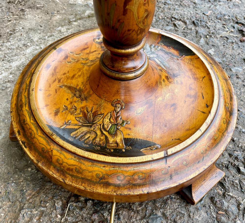 Antique Chinoiserie Standard Lamp View III