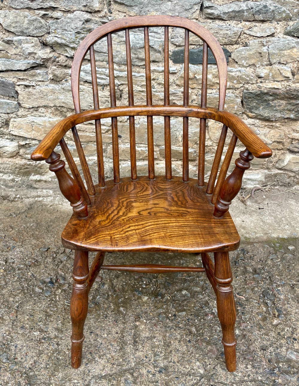 Antique Child’s Hoop Back Windsor Chair