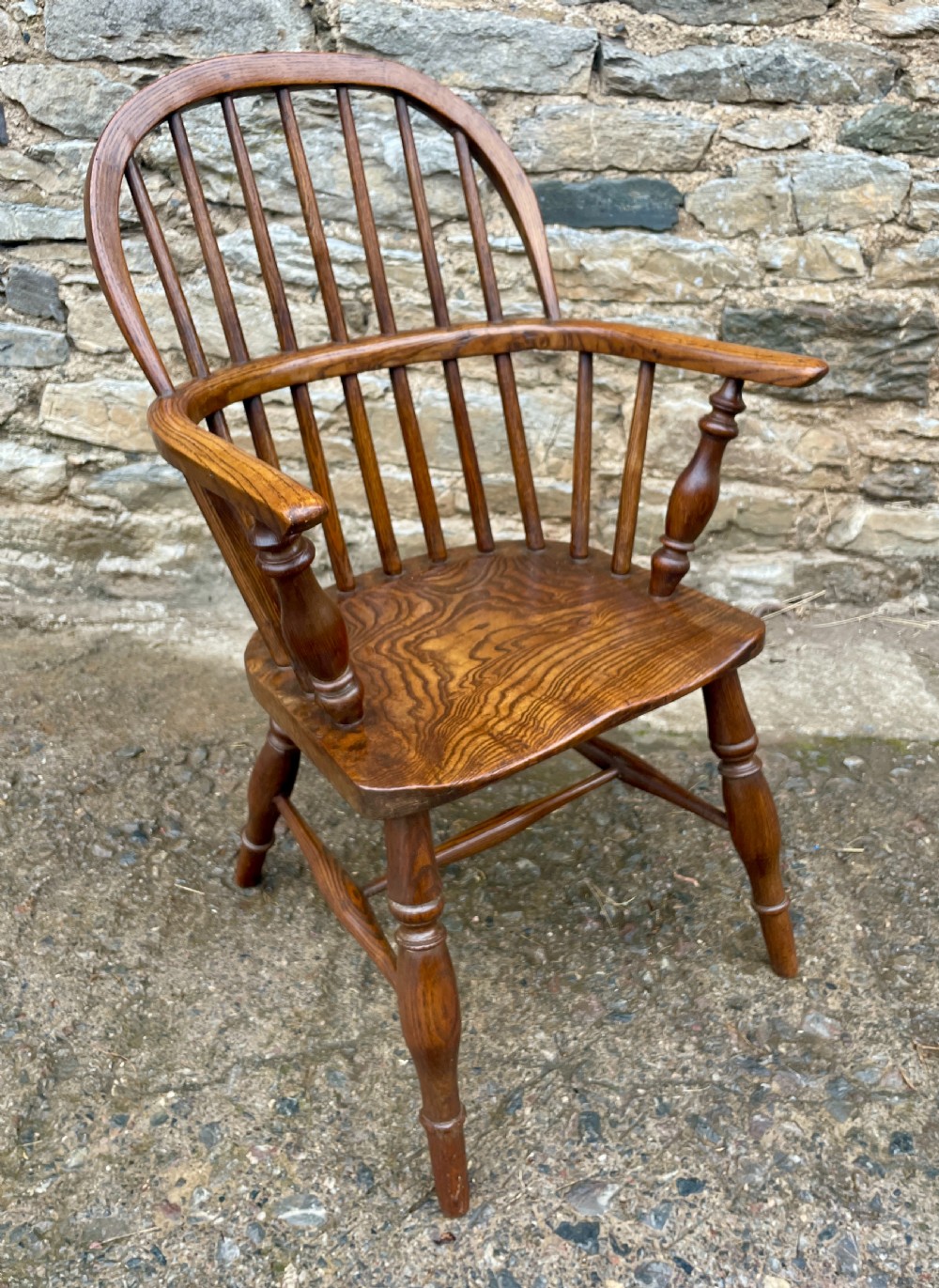 Antique Child’s Hoop Back Windsor Chair View IX