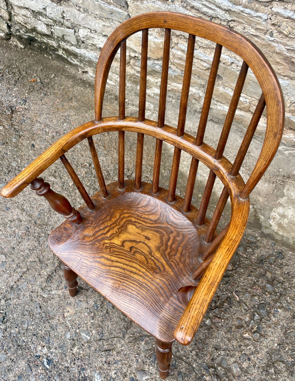Antique Child’s Hoop Back Windsor Chair View XI