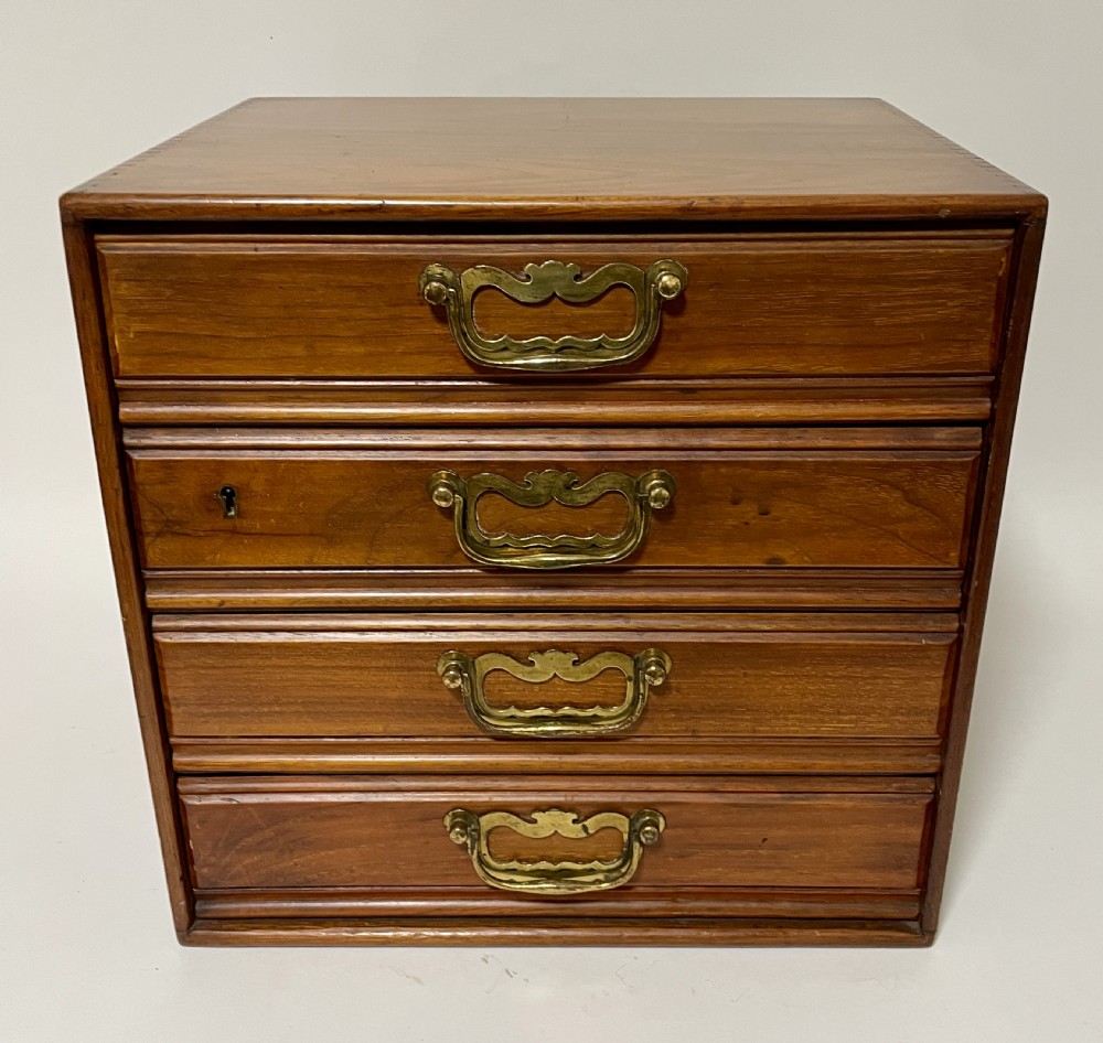 Antique Tabletop Filing Drawers