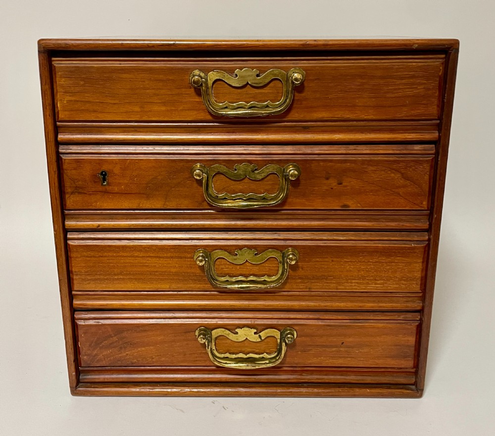 Antique Tabletop Filing Drawers View II