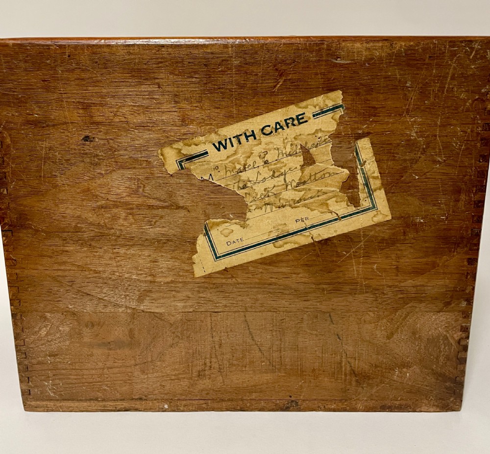 Antique Tabletop Filing Drawers View XII