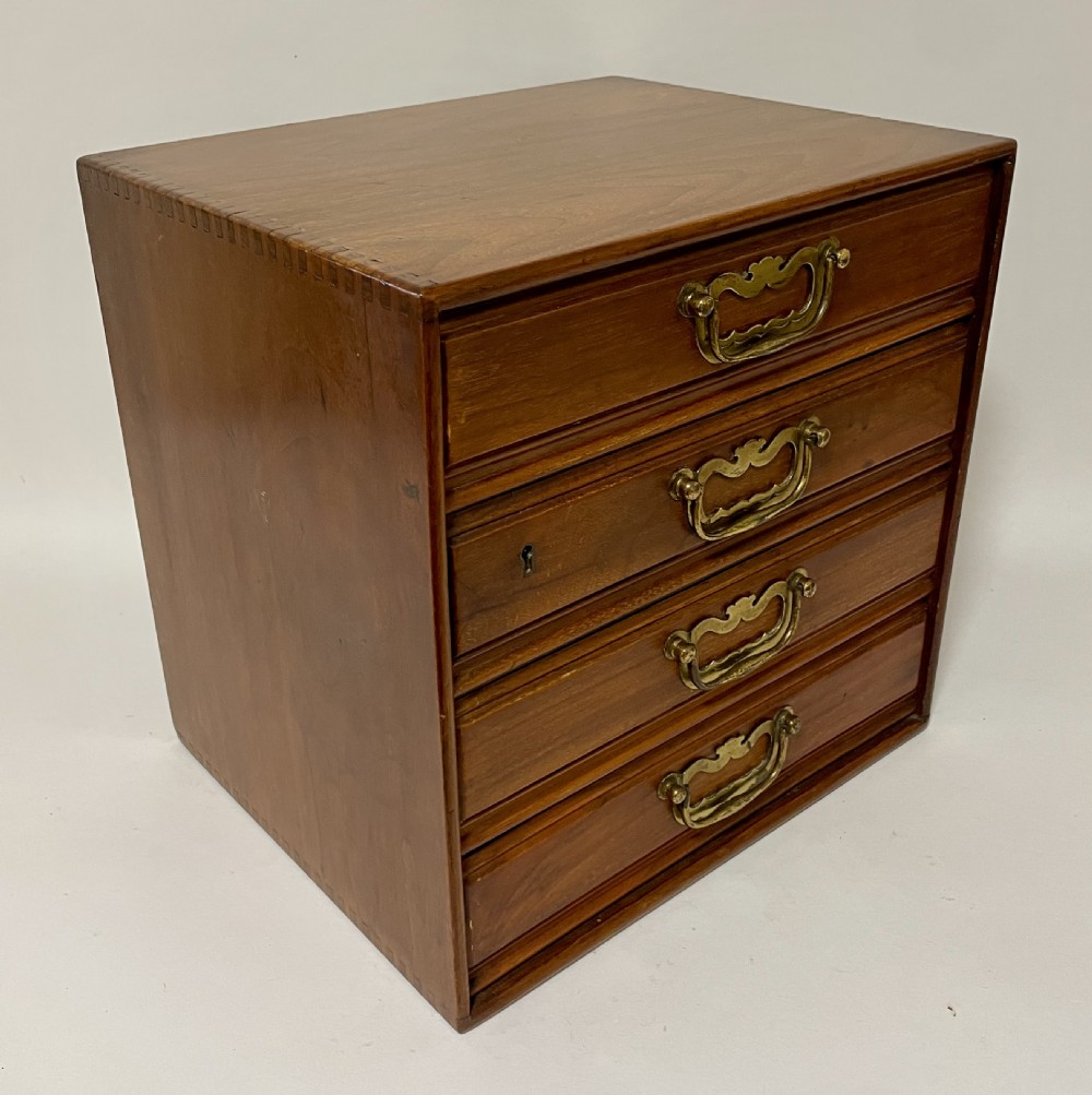 Antique Tabletop Filing Drawers View XIV