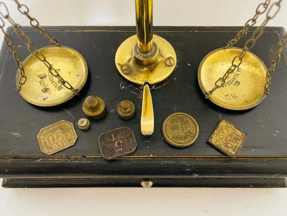 Antique Apothecary Scales and Weights View III