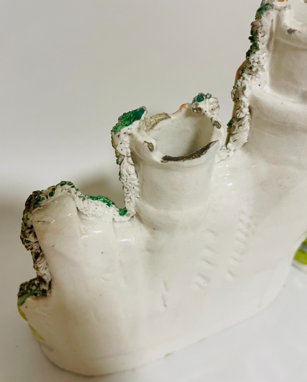 Pair of Victorian Staffordshire Spill Vases View V