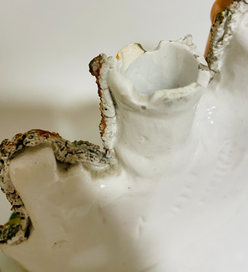 Pair of Victorian Staffordshire Spill Vases View VIII