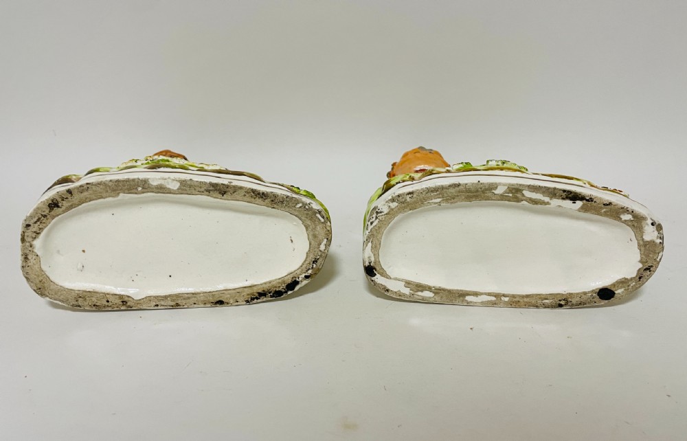 Pair of Victorian Staffordshire Spill Vases View IX