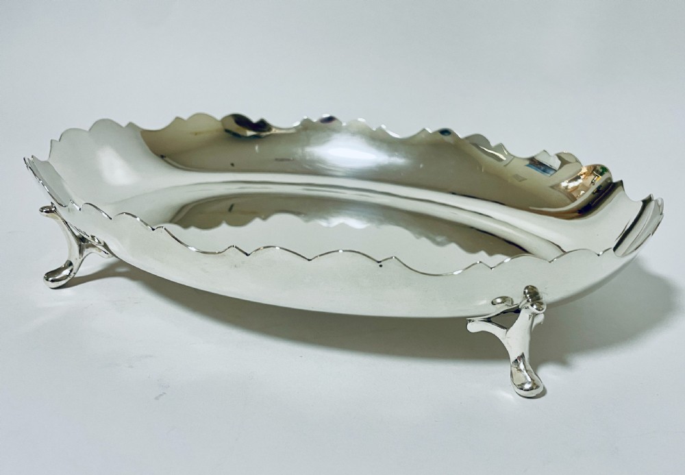 Antique Silver Dish View V