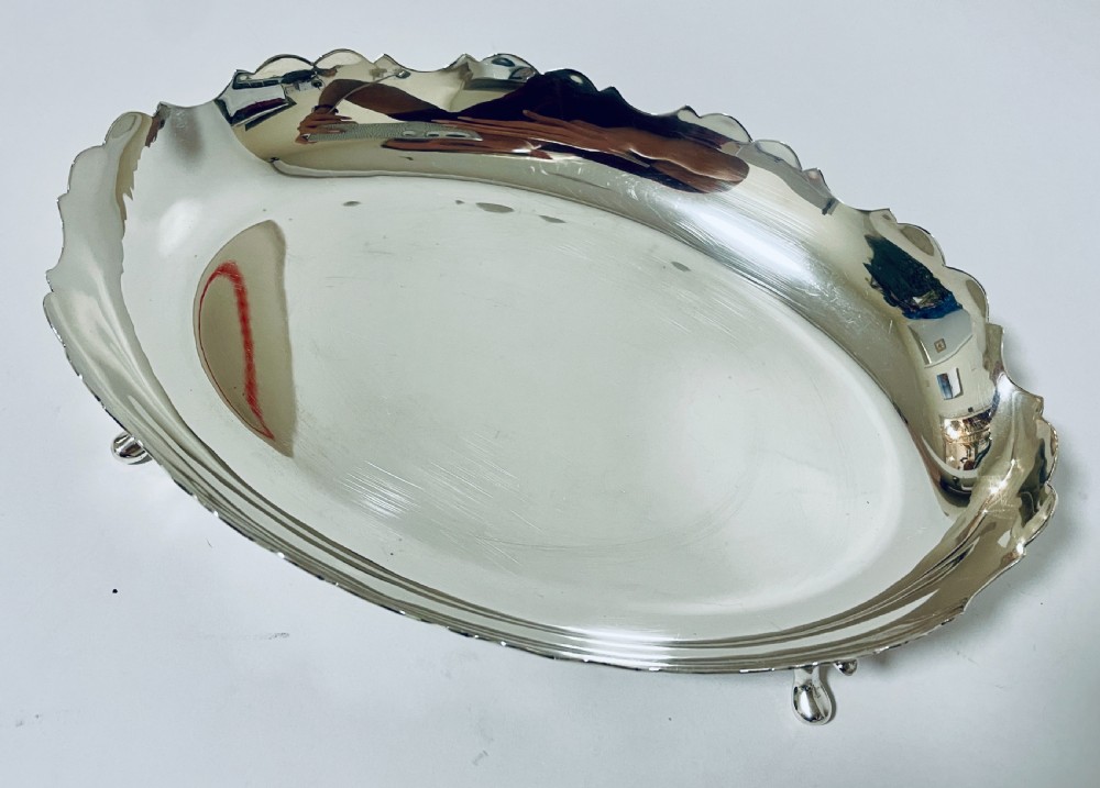 Antique Silver Dish View VIII