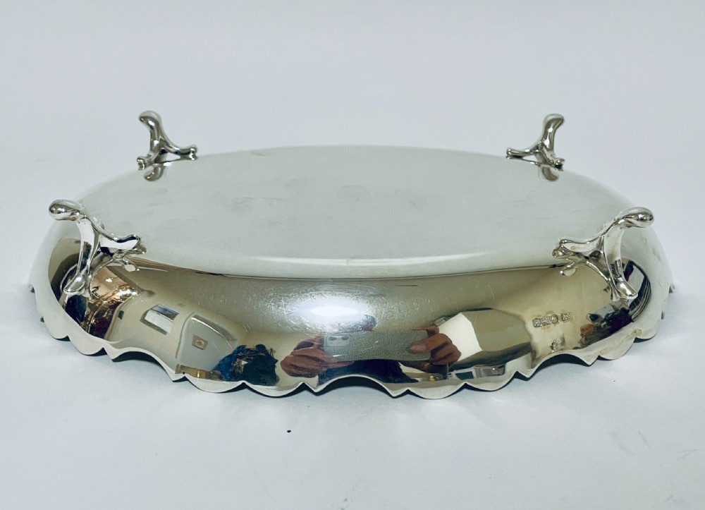 Antique Silver Dish View IX