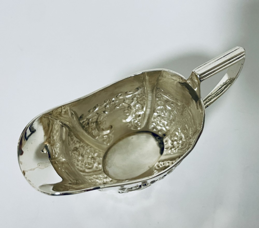 Victorian Silver Milk Jug and Sugar Bowl View VIII