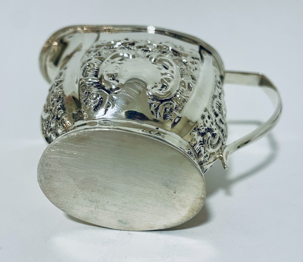 Victorian Silver Milk Jug and Sugar Bowl View XI