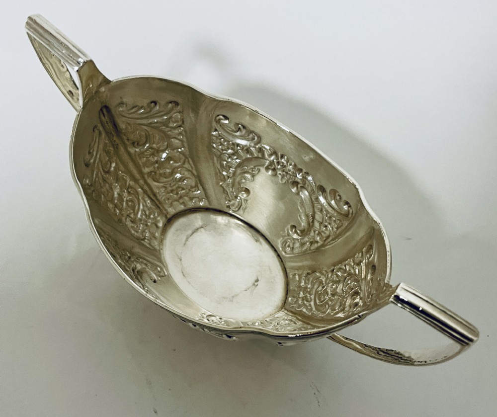 Victorian Silver Milk Jug and Sugar Bowl View XVI