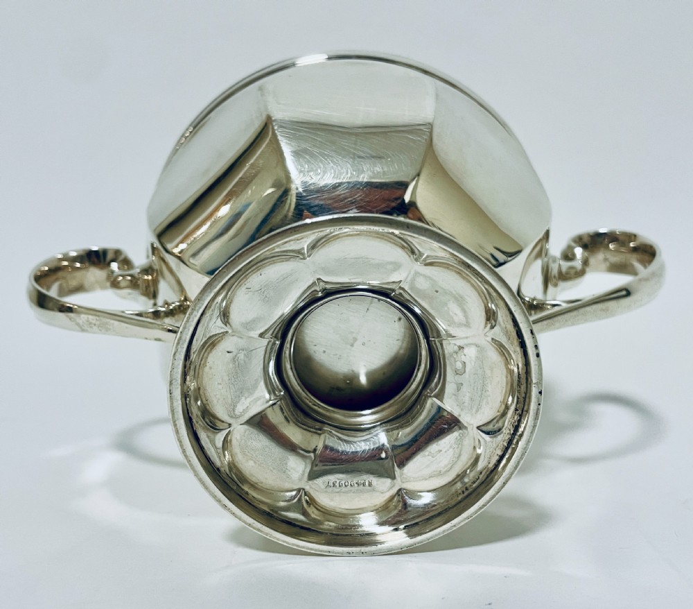 Antique Silver Twin Handled Bowl View IX