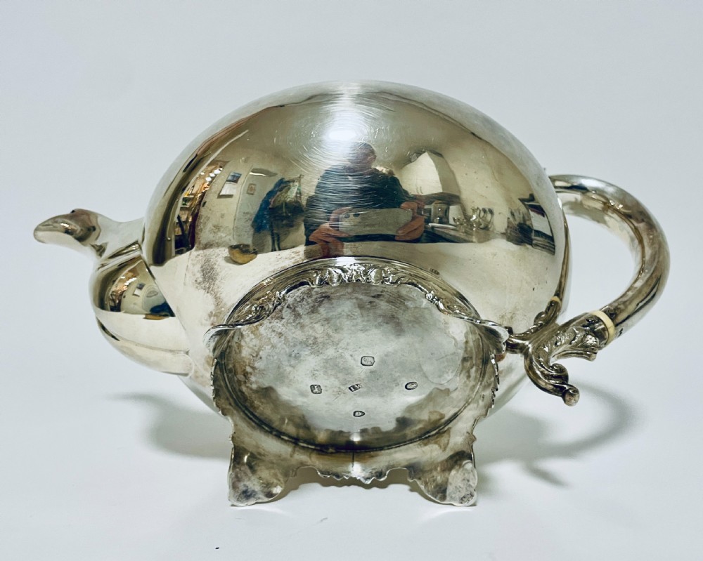 Early Victorian Silver Teapot View VII