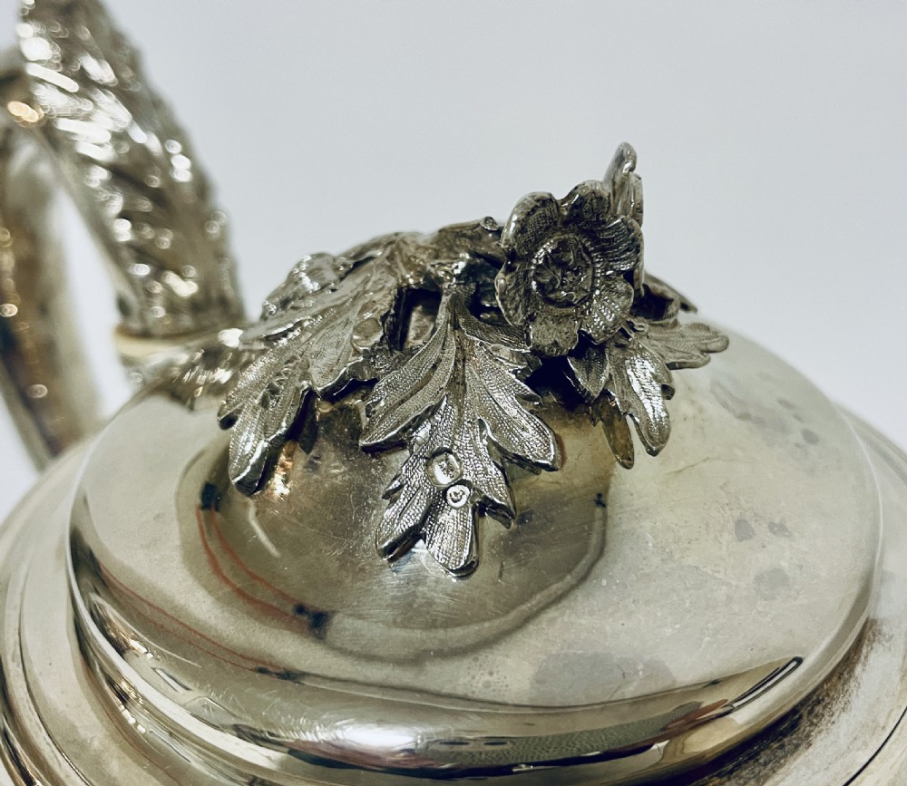 Early Victorian Silver Teapot View XIV