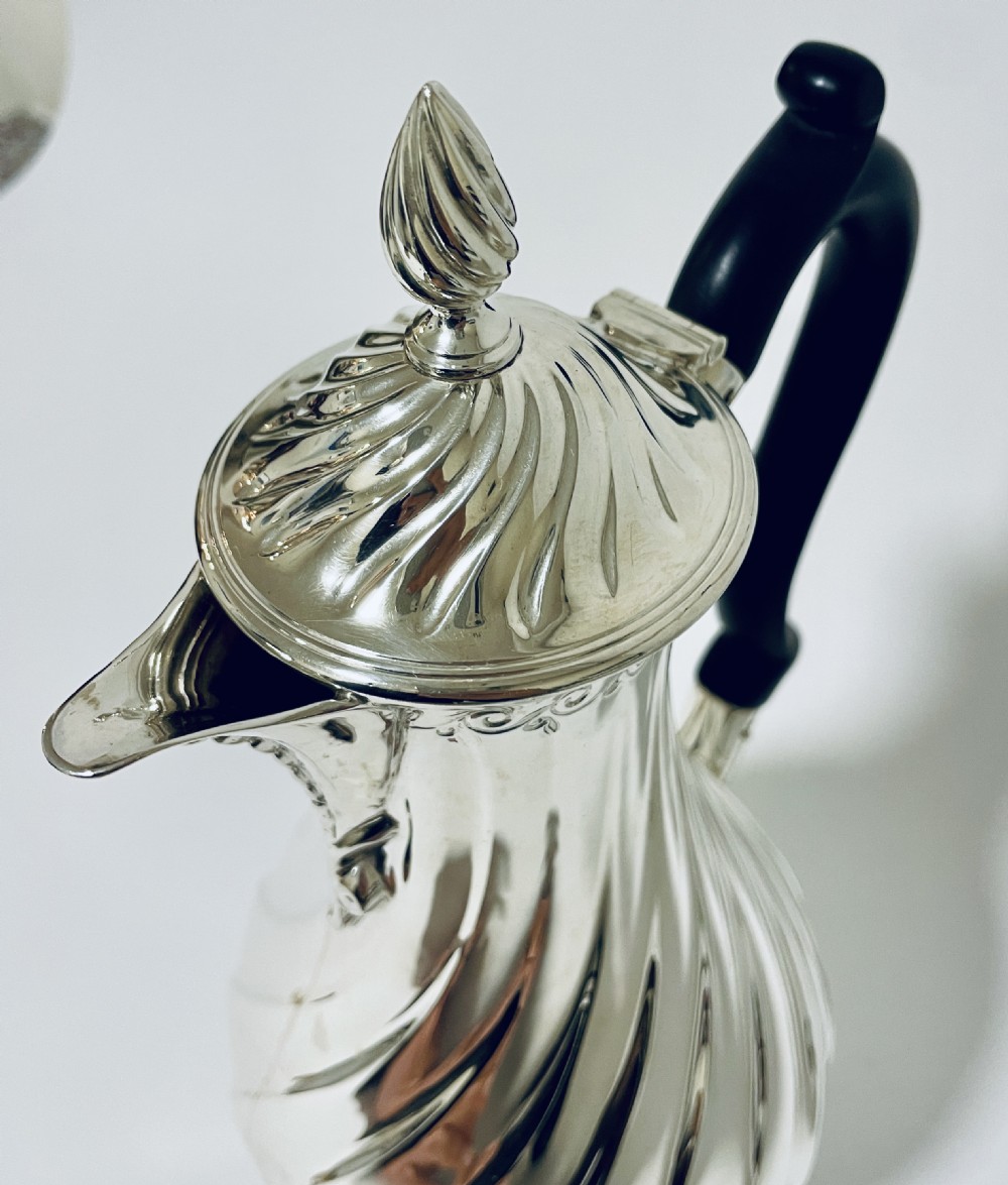 Antique Silver Hot Water Jug View VI