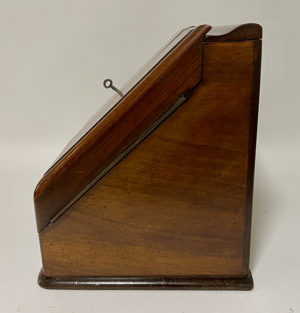 Victorian Oak Stationery Cabinet with Calendar View III