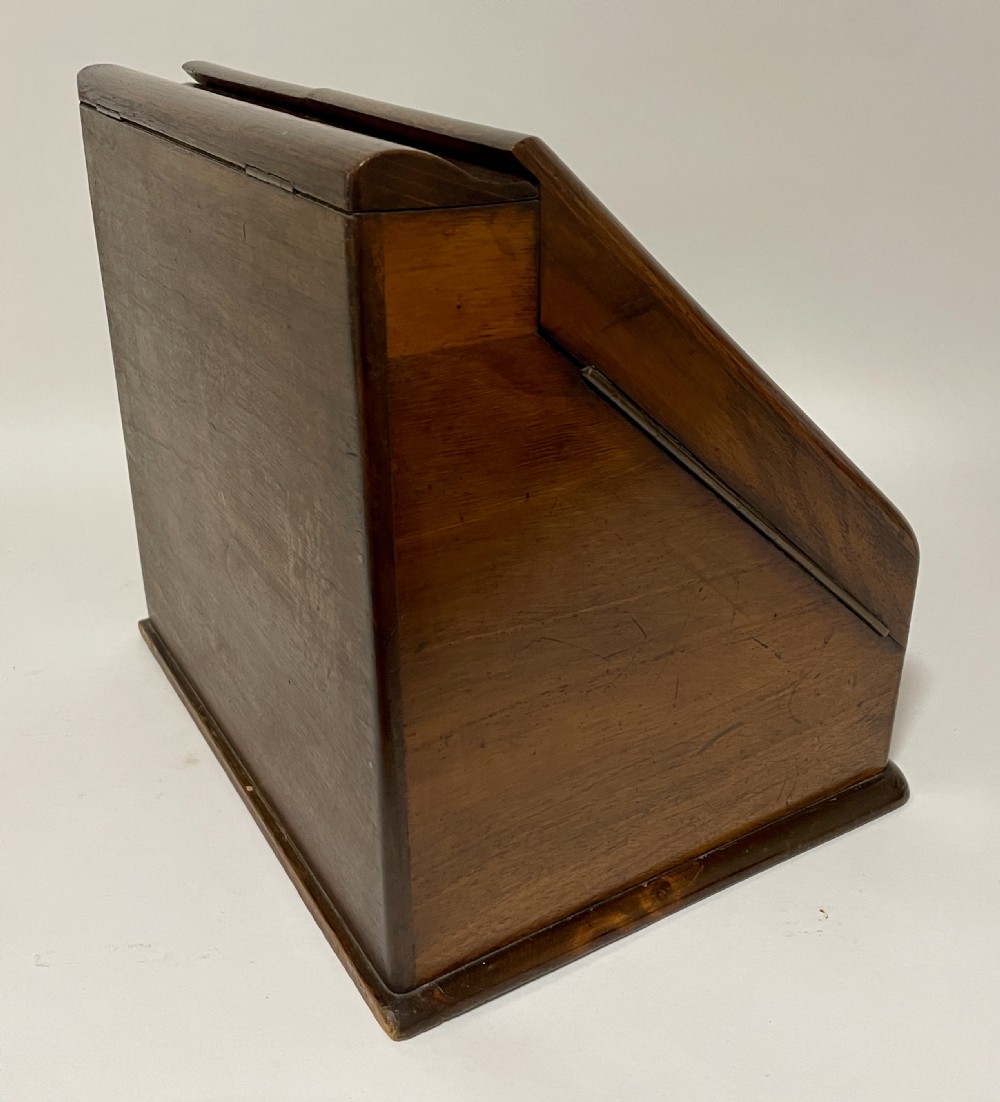Victorian Oak Stationery Cabinet with Calendar View IV