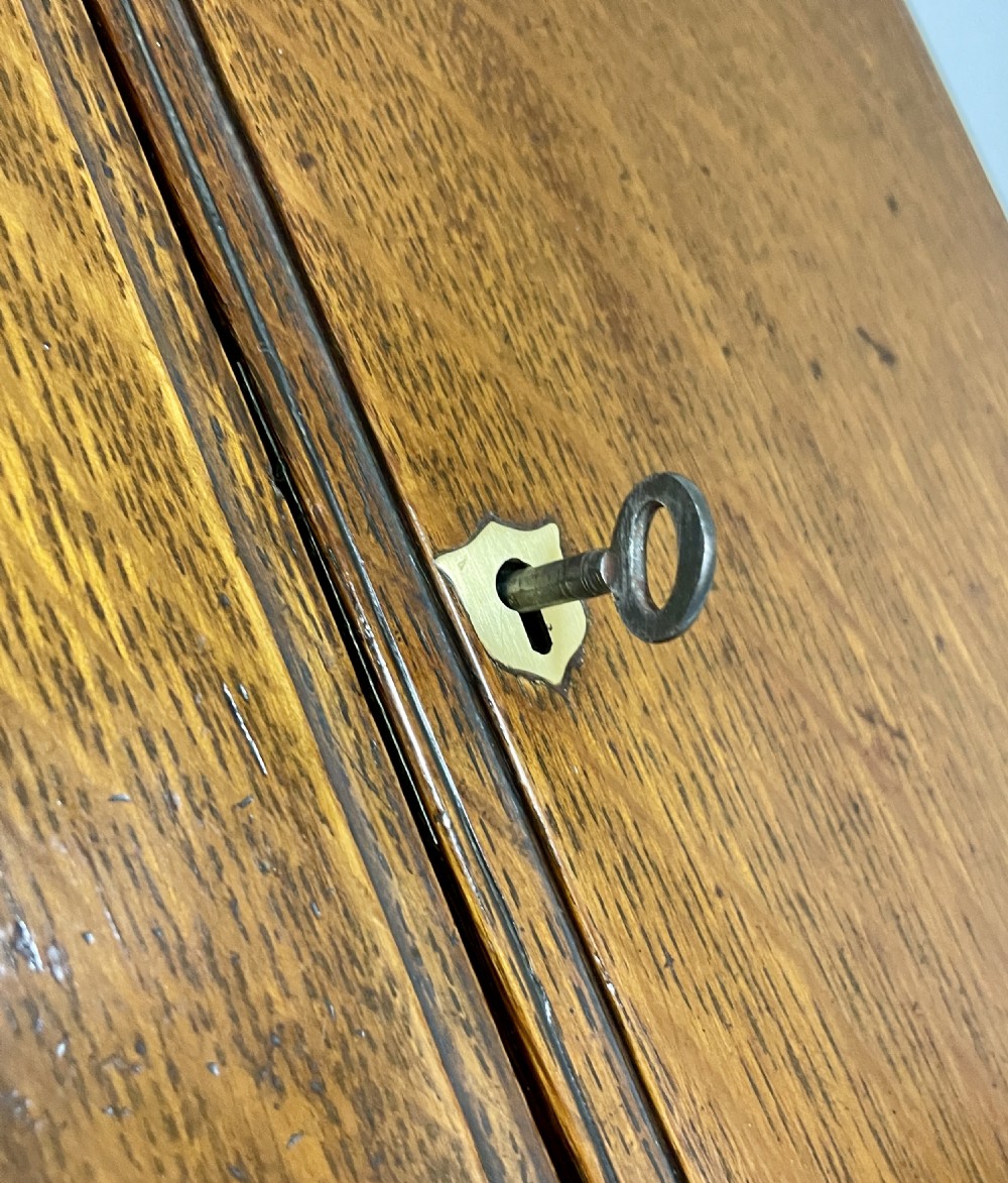 Victorian Oak Stationery Cabinet with Calendar View IX
