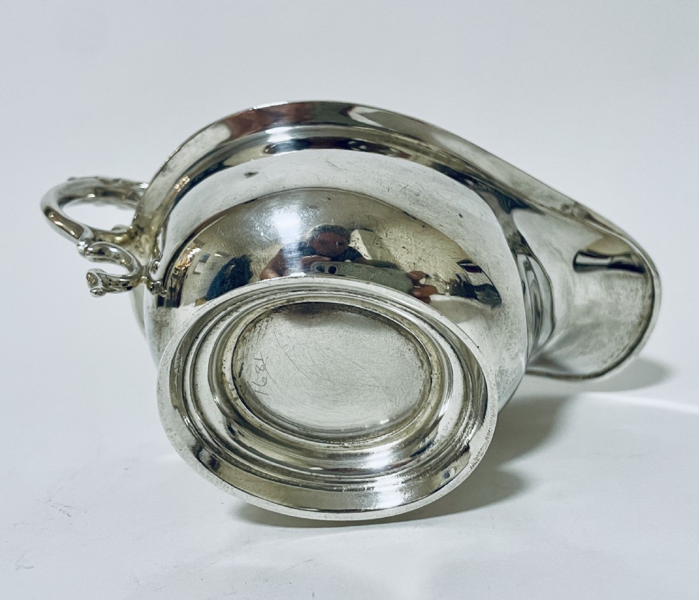 Harrods Silver Sauce Boat View VII