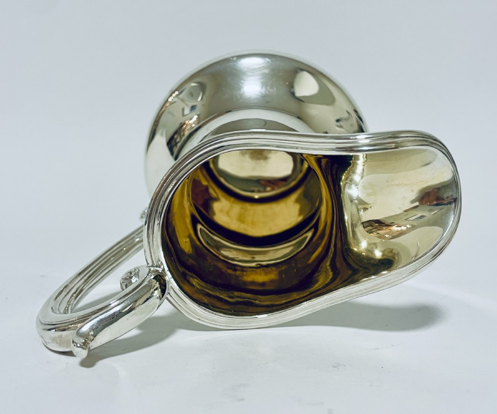 Large Victorian Silver Jug View IX