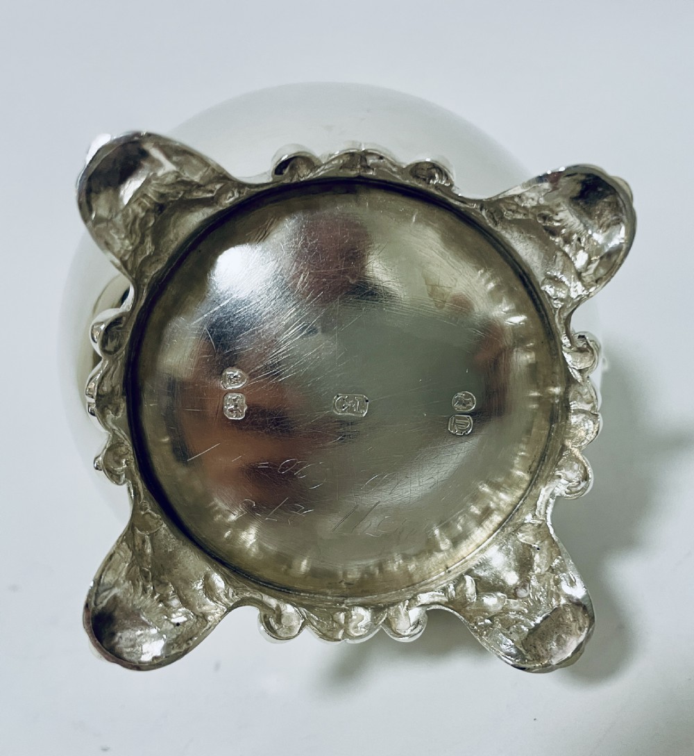Large Victorian Silver Jug View X