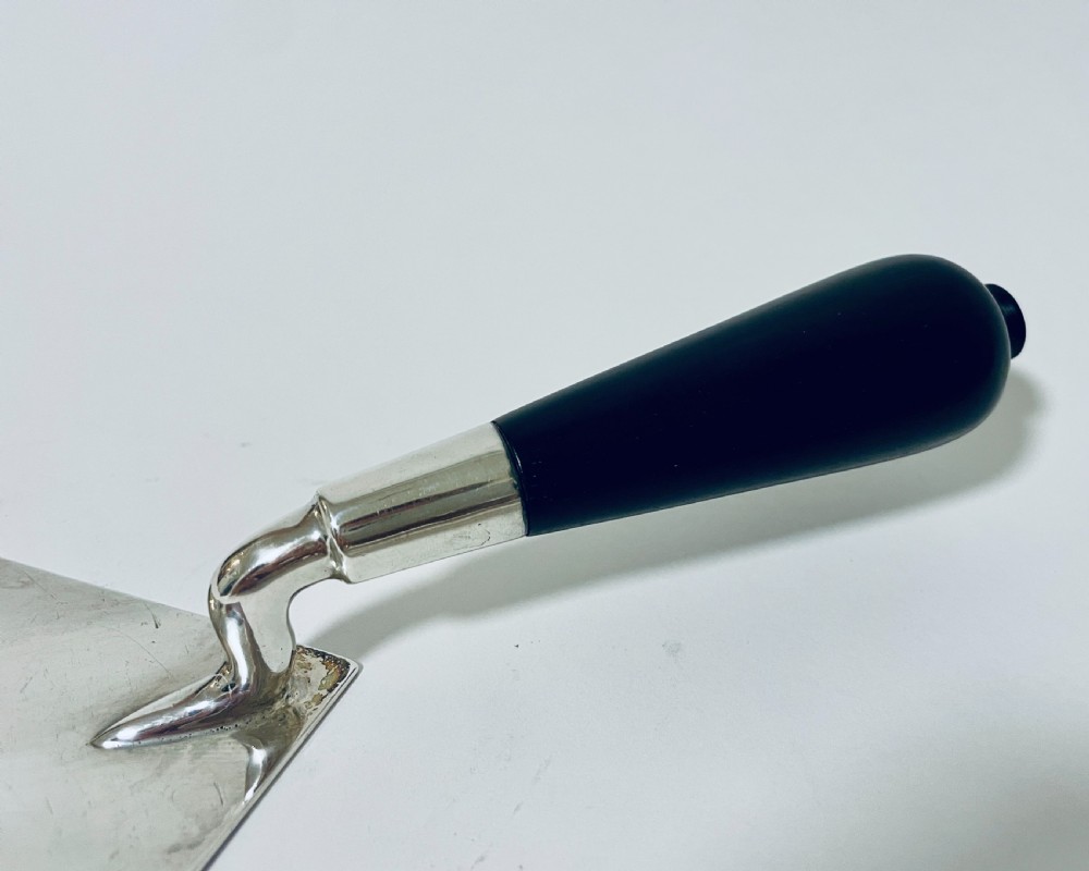 Antique Silver Presentation Trowel View VI